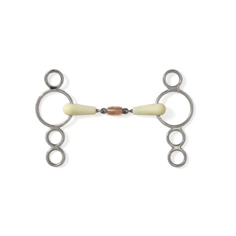 4 Ring Continental with Copper Roller (Happy Mouth) - Horse-Supplies.co.uk