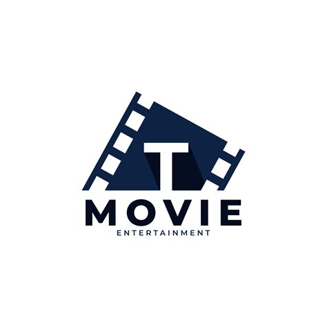 Film Logo. Initial Letter T Movie Logo Design Template Element. Eps10 ...