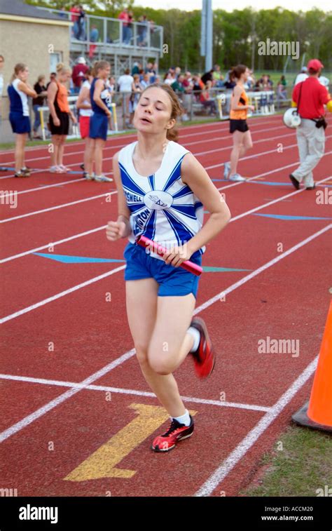 High School Track and Field Events Stock Photo - Alamy