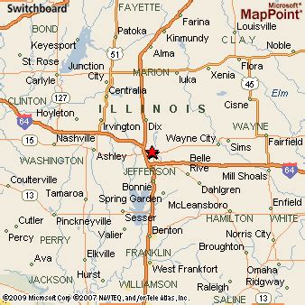 Mount Vernon, Illinois Area Map & More