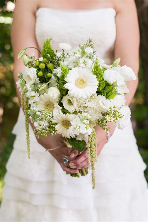 White Gerbera Daisies Bouquet