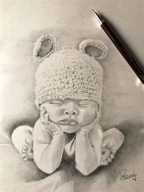 A drawing of a cute baby Cute Babies, Chelsea, Drawings, Baby, Sketches ...