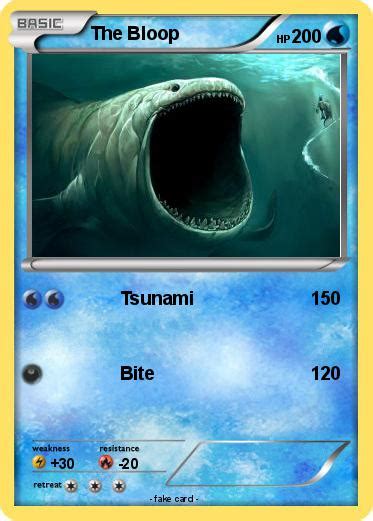 Pokémon The Bloop 1 1 - Tsunami - My Pokemon Card