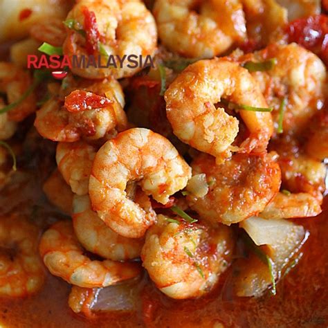 Sambal Udang (Prawn Sambal) - Rasa Malaysia