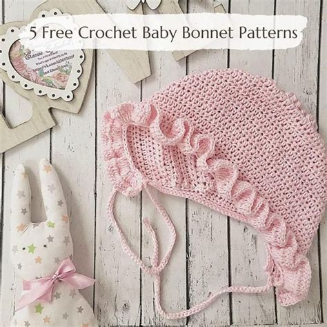 Charming Baby Bonnets - Free Crochet Patterns [Video] [Video] | Crochet ...