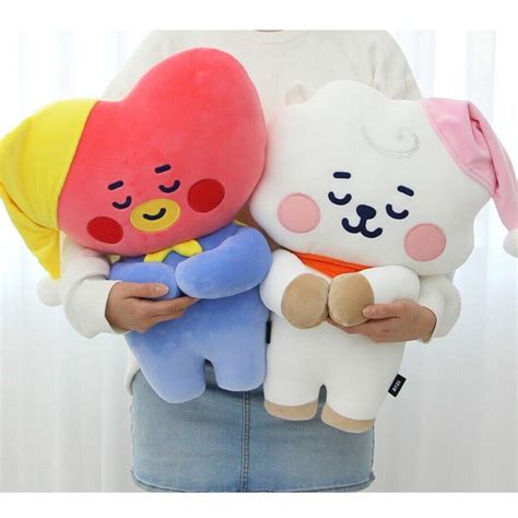 Ready Stock BT21 Doll Soft Plush Plush Toys BTS Baby Doll with Hood ...