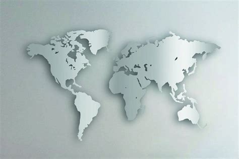 Metal World Map Metal Wall Decor Metal Wall Artworld - Etsy | World map ...