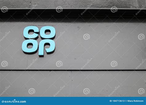 Co-op Logo Sign on the Exterior of a Building. Brand Icon Editorial ...