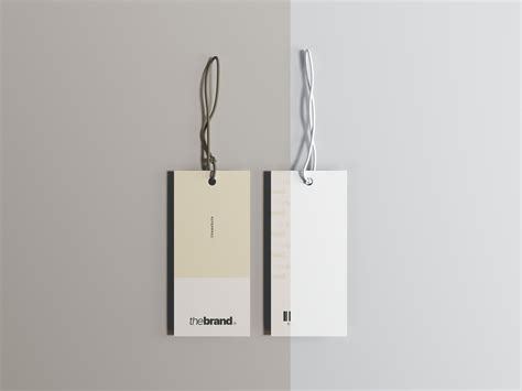 Label Tags Mockup