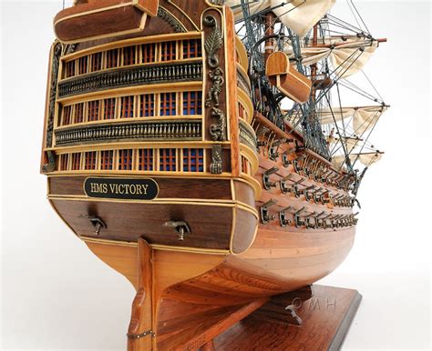 HMS Victory Wooden Tall Ship Model 37" Lord Nelson's Flagship ...