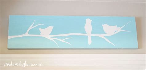 DIY reverse stencil wood sign