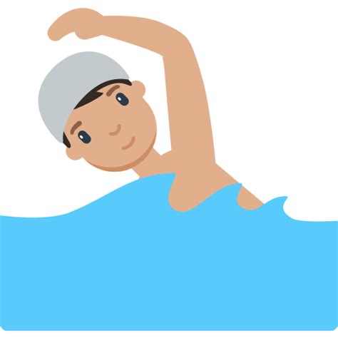 Swimmer | ID#: 8370 | Emoji.co.uk