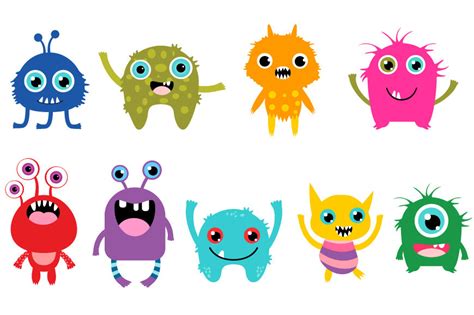 Cute Clipart Monsters