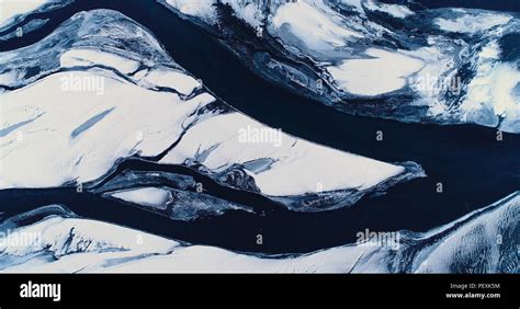 river in aerial view Stock Photo - Alamy