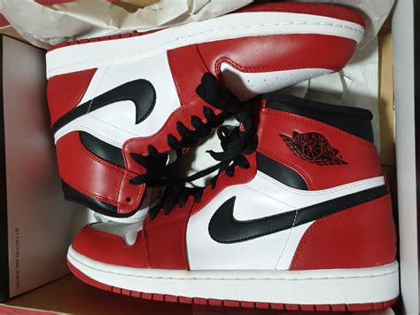 Air Jordan 1 AJ1 'Chicago' OG GS Retro Jumpman logo 2013, Men's Fashion ...