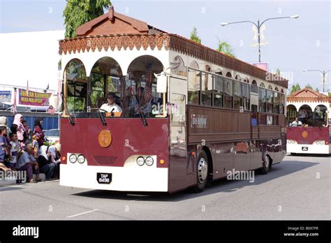 Tourist bus custom made in the form of traditional architecture in ...