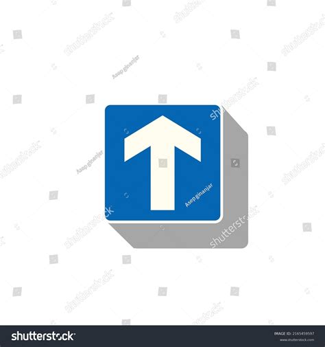 Traffic Signs One Way Traffic Vector Stock Vector (Royalty Free ...