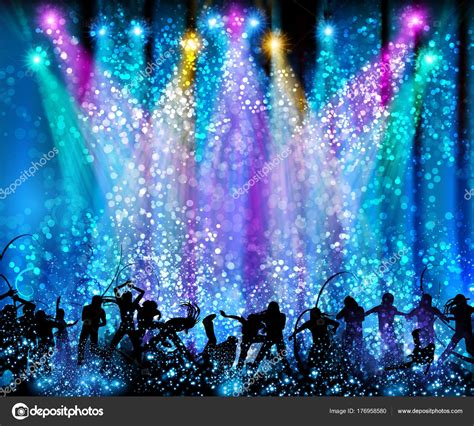 Animated Disco Party Background