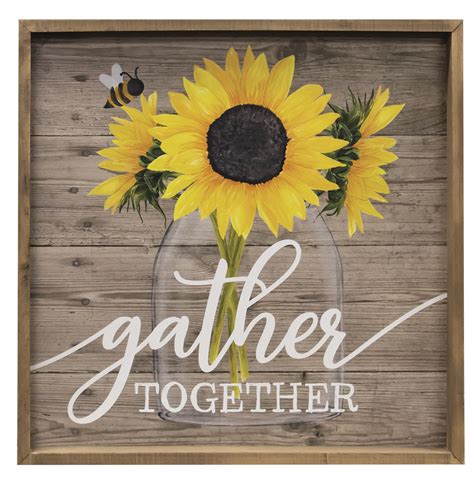 Gather Together Framed Sign