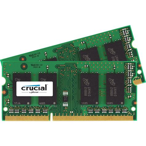 Crucial 4GB DDR3L 1600 MHz SODIMM Memory CT2KIT25664BF160BJ B&H