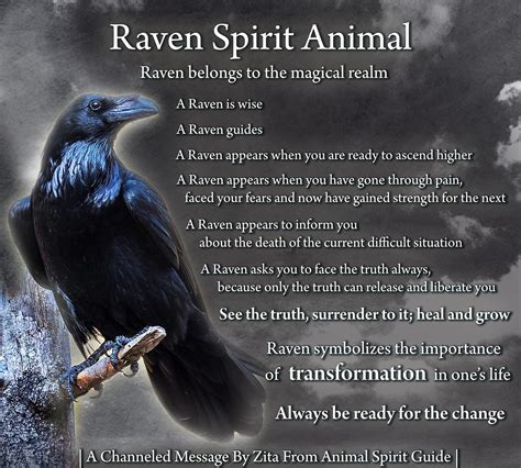 Raven Spirit Animal | Raven spirit animal, Animal totem spirit guides ...