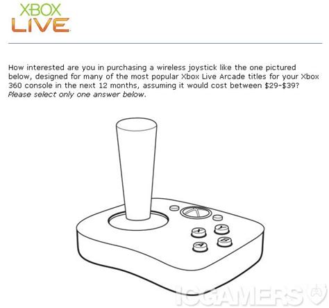 Microsoft asks: Do you want a wireless Xbox 360 Arcade joystick or ...