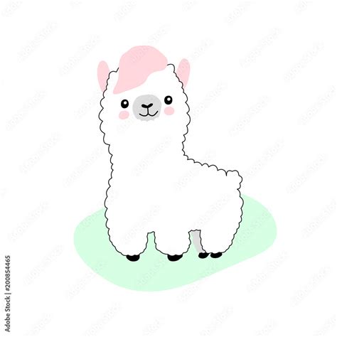 Lama Cartoon Animal