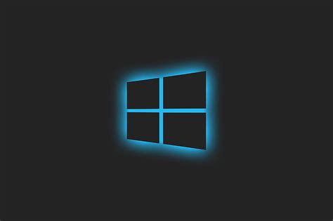 Windows 10 Logo Blue Glow, HD wallpaper | Peakpx