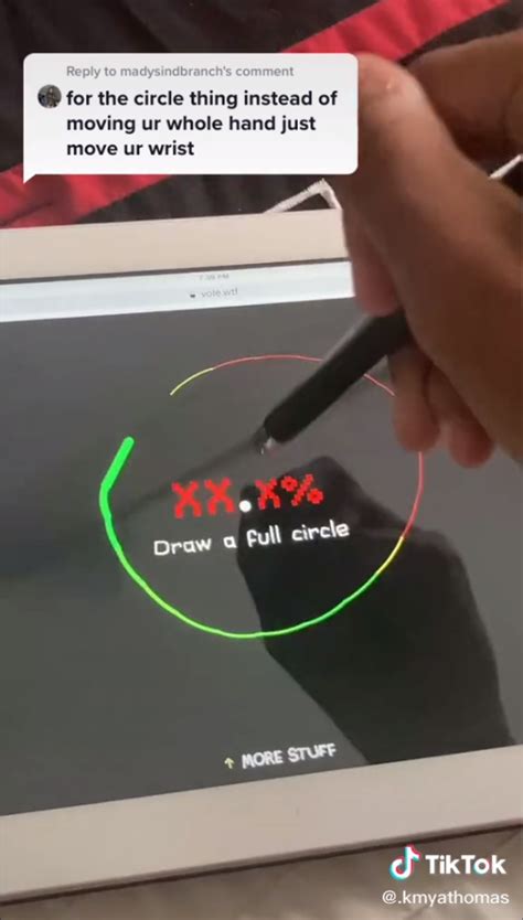 perfect circle drawing tiktok - Jen Poindexter