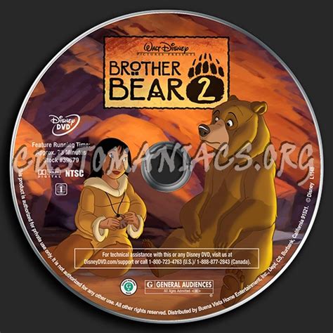 Brother Bear 2 dvd label - DVD Covers & Labels by Customaniacs, id ...