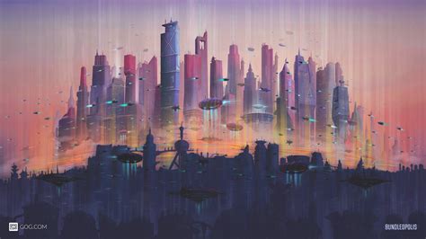 HD Future Cityscape Wallpaper - WallpaperSafari