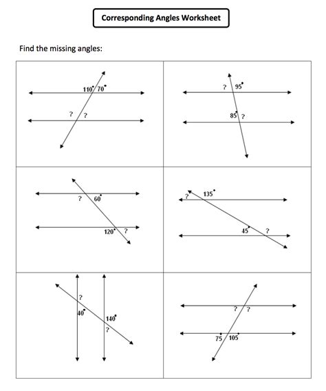 Parallel Lines And Angles Senior Block — db-excel.com