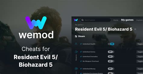 Resident Evil 5/ Biohazard 5 Cheats & Trainers for PC | WeMod