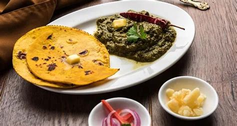 Sarson ka Saag with Makki ki roti - punjabi restaurant