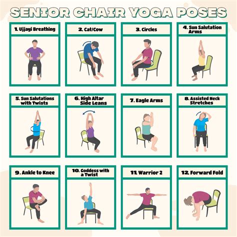 Free Printable Chair Yoga For Seniors Pdf