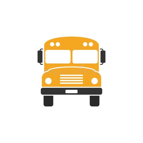 School bus front view stock vector. Illustration of child - 96645934