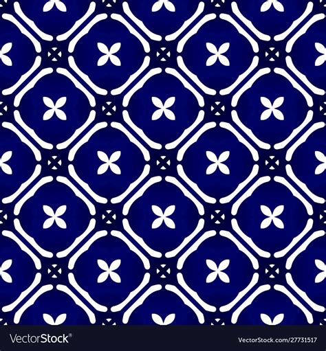 cute batik patterns Malaysia and India style, indigo seamless modern ...