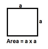 Area of Square Formula and Solved Examples