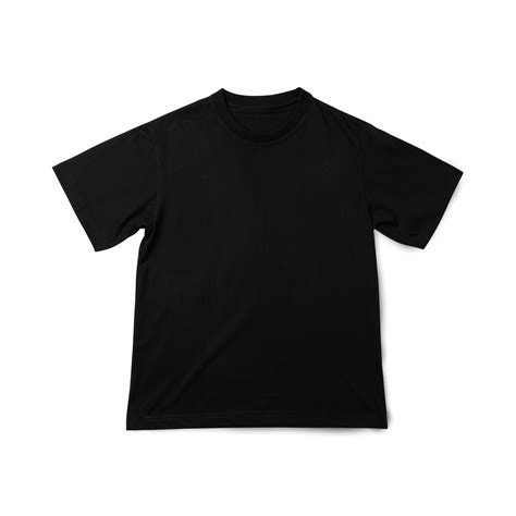 Black Oversize T shirt mockup, Realistic t-shirt 12027397 PNG