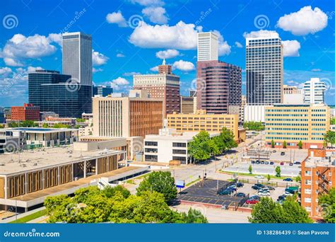 Tulsa, Oklahoma, USA Downtown City Skyline Stock Image - Image of ...