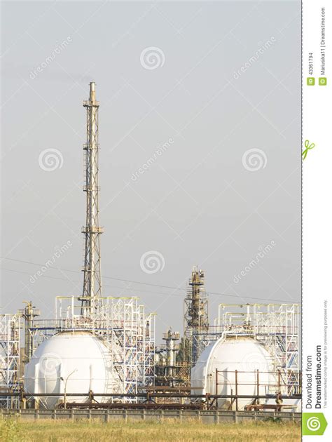 Natural gas installation stock photo. Image of complex - 43361794