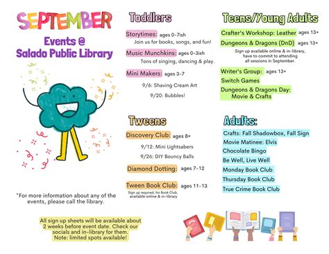 Library Events - Salado Public Library