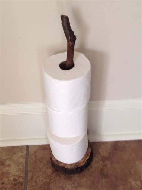 Rustic toilet paper holder | Rustic toilet paper holders, Rustic ...