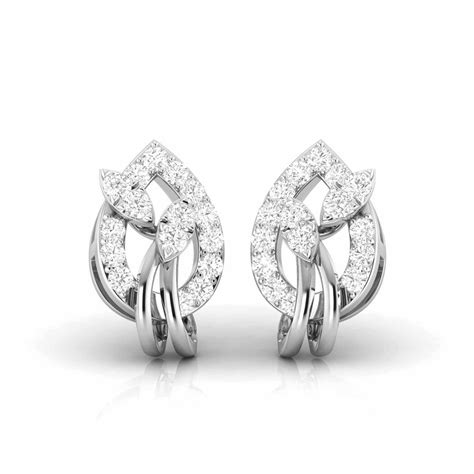 Buy Platinum Earrings Online | PGI Certified | Pt 950 Hallmarked