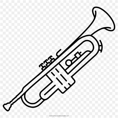 Trumpet Musical Instruments Drawing, PNG, 1000x1000px, Watercolor ...