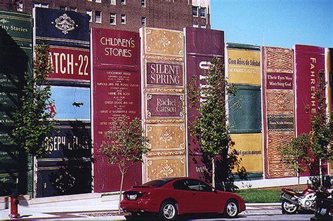 Unique Architecture of Kansas City Public Library - Parking Lot ...