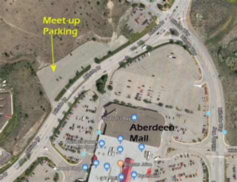 Aberdeen Mall Meet-up Spot – Hillside Drive – Kamloops Hiking Club