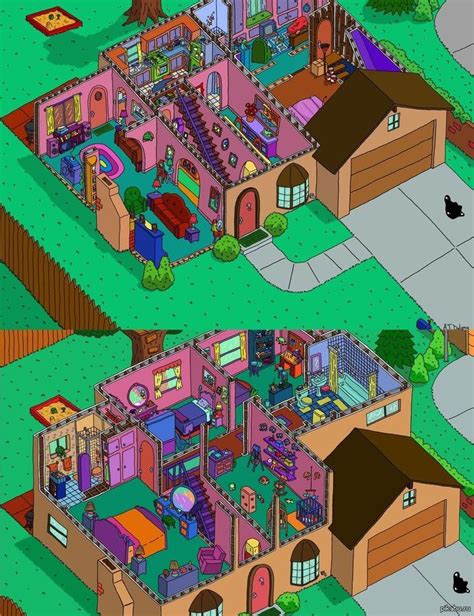 Inside the Simpsons abode : r/coolguides