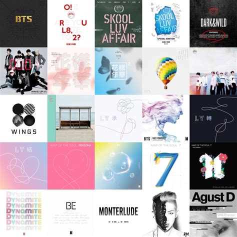 Bts Album Covers Printable