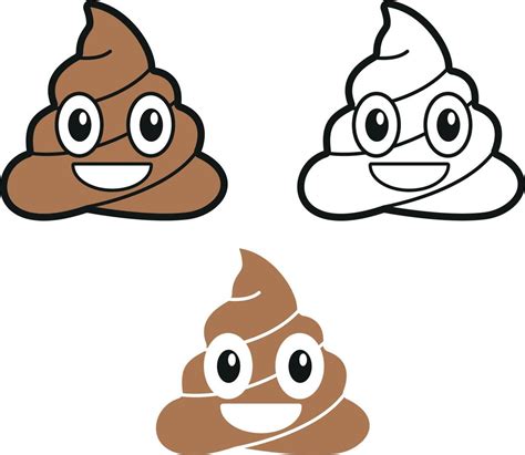 Poop Outline Vector Art, Icons, and Graphics for Free Download